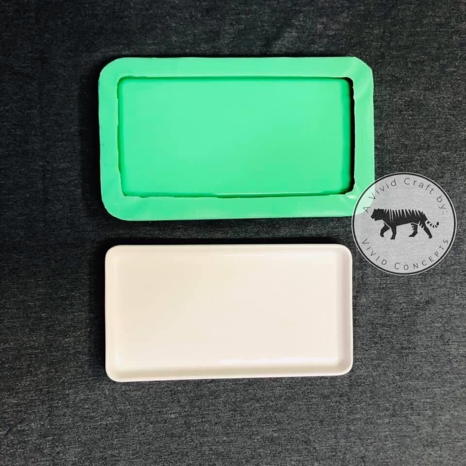 Small Tray Silicone Mold (3.5”x6.5” shallow square) – Vivid