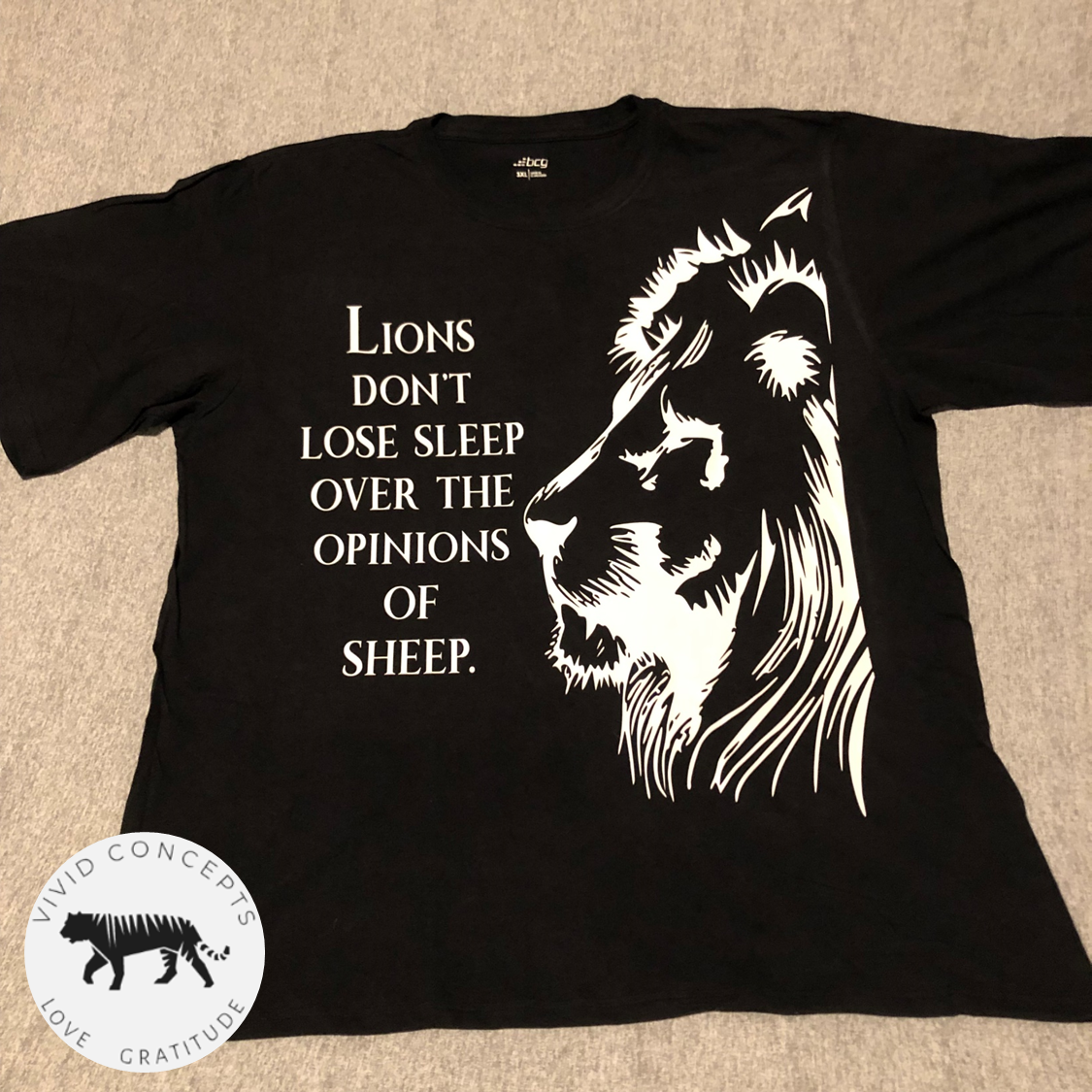 Men's Lions Don't Lose Sleep T-shirt – Forged From Freedom