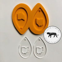 Ohio Droplet Earrings Silicone Mold