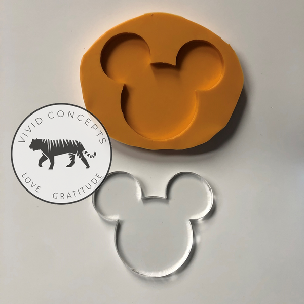 Mouse Phone Grip Topper Silicone Mold (boy)