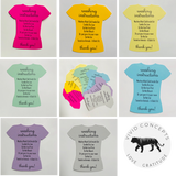 Tshirt Care Cards