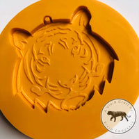 Tiger Face (Engraved) Silicone Mold