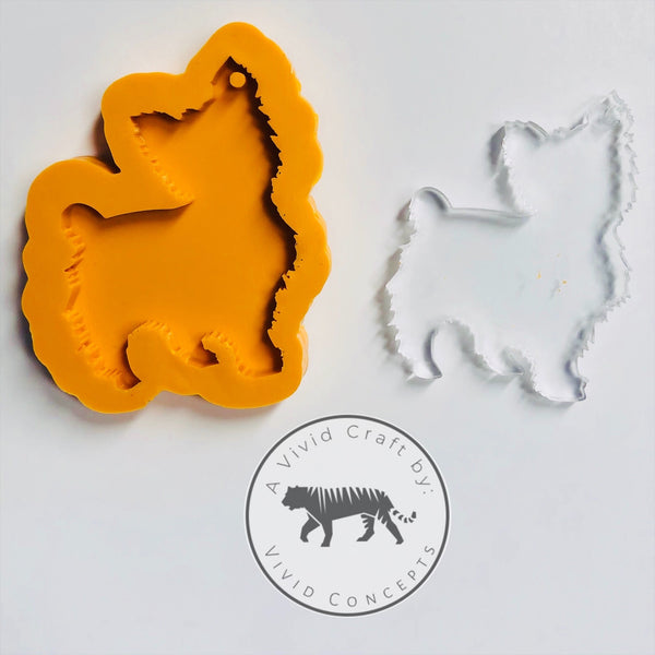 Dog - Yorkie Standing Silicone Mold