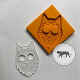 Pointy Eared Fox Face Silicone Mold