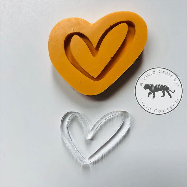 Heart Outline Silicone Mold