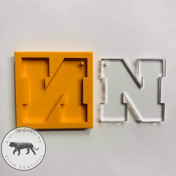 Letter N Silicone Mold