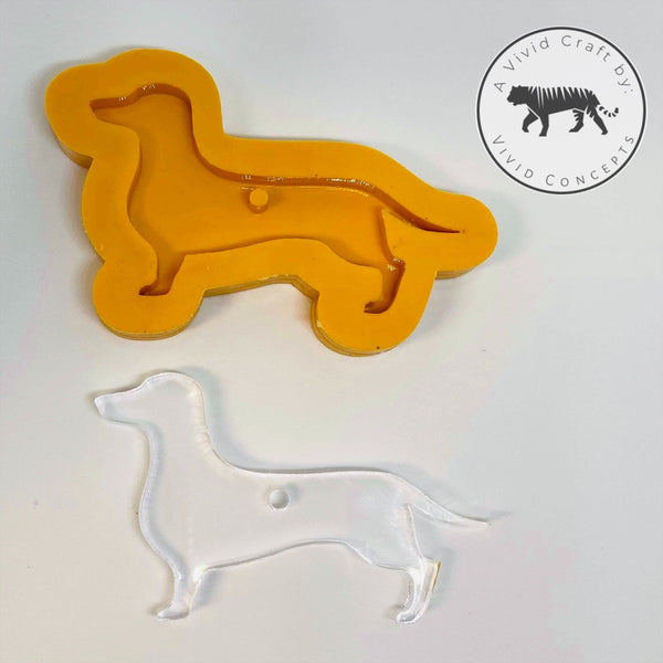 Dog - Dachshund / Weiner Dog / Hotdog / Doxie Silicone Mold