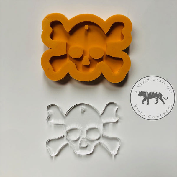 Skull and Crossbones Silicone Mold