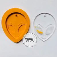 Alien Face 3D Silicone Mold