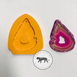 Geode Pendant / Keychain #1 Silicone Mold