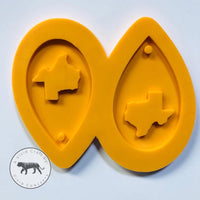 Texas Droplet Earrings Silicone Mold