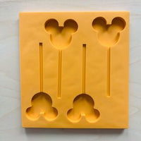Mouse Head Chocolate Pops Silicone Mold