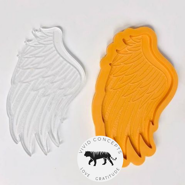 Angel Wing Coaster Silicone Mold